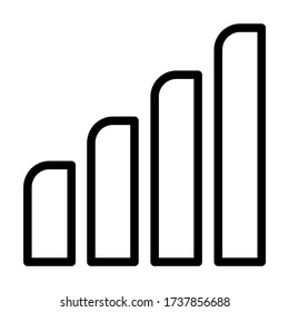 Signal - icon line vector - user interface UI icons