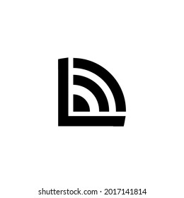 Signal icon logo design vector template