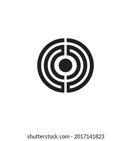 Logo-Design für Signalzeichen, Vektorgrafik-Vorlage
