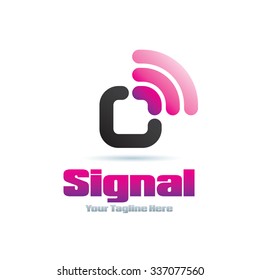 Signal Icon Logo Element
