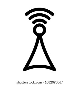 signal icon or logo isolated sign symbol vector illustration - high quality black style vector icons
