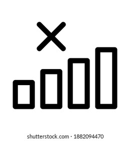 signal icon or logo isolated sign symbol vector illustration - high quality black style vector icons
