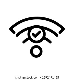 signal icon or logo isolated sign symbol vector illustration - high quality black style vector icons
