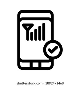 signal icon or logo isolated sign symbol vector illustration - high quality black style vector icons
