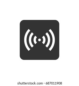 Signal Icon Logo Template Illustration Design Stock Vector (Royalty ...