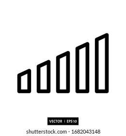 signal icon logo vector illustration simple design