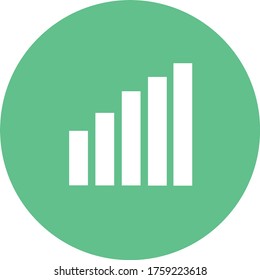 Signalsymbol, Netzwerk-Vektorgrafik und Symbol für mobile Signalleuchten