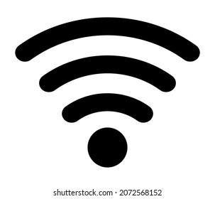 signal icon on white background