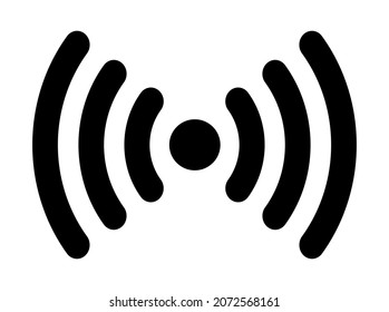 signal icon on white background