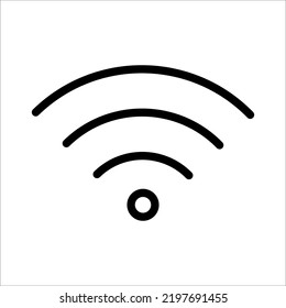signal icon on white background