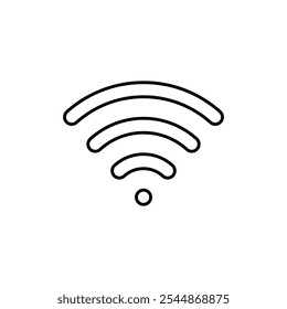 Signal Icon Umrissvektor für web ui