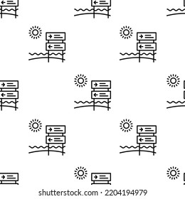 signal icon pattern. Seamless signal pattern on white background.