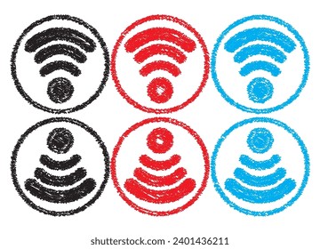 signal icon set, icon set 