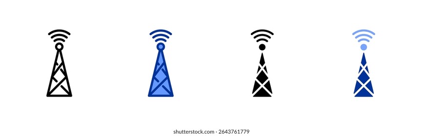 Signal icon sheet multiple style collection
