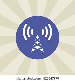 signal icon. sign design. background