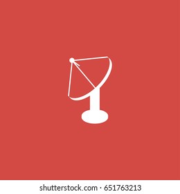 signal icon. sign design. red background