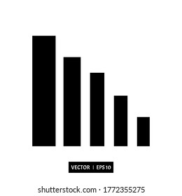 signal icon simple design vector illustration perfect for app UI hand phone and any project