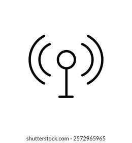 Signal icon simple vector symbol