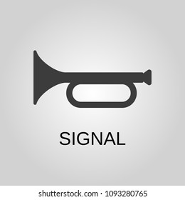 Signal icon. Signal symbol. Flat design. Stock - Vector illustration
