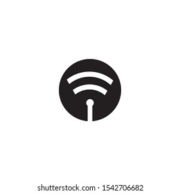 Signal icon symbol logo design vector illustration template