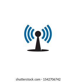 Signal icon symbol logo design vector illustration template