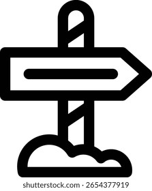 Signalsymbol. Design mit dünnen linearen Stilen einzeln auf weißem Hintergrund