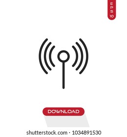 Signal icon vector