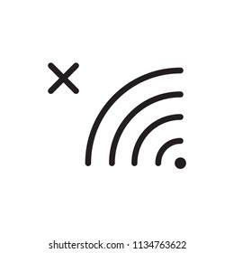 Signal icon vector