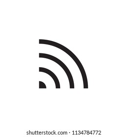 Signal icon vector