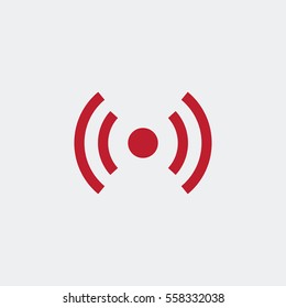 Signal icon vector