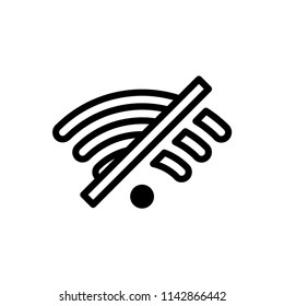 Signal Icon Vector flat design style.
