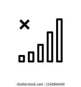 Signal Icon Vector flat design style.