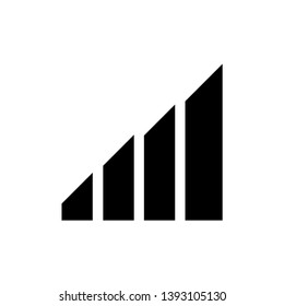Signal icon vector flat design