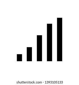 Signal icon vector flat design