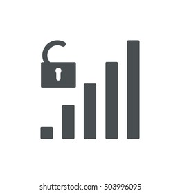 Signal Icon Vector flat design style
