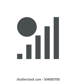Signal Icon Vector flat design style