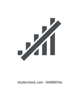 Signal Icon Vector flat design style