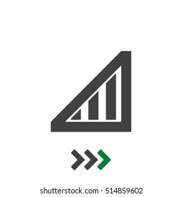 Signal Icon Vector flat design style