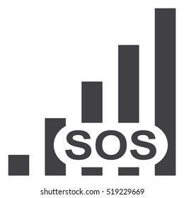 Signal Icon Vector flat design style