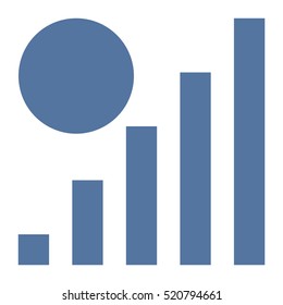 Signal Icon Vector flat design style