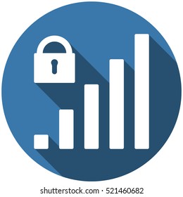 Signal Icon Vector flat design style
