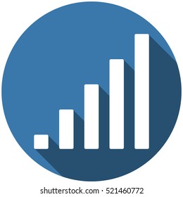 Signal Icon Vector flat design style