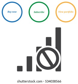 Signal Icon Vector flat design style