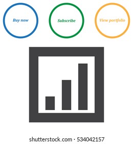 Signal Icon Vector flat design style