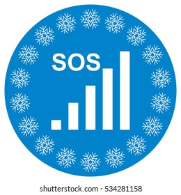 Signal Icon Vector flat design style