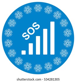 Signal Icon Vector flat design style