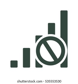 Signal Icon Vector flat design style