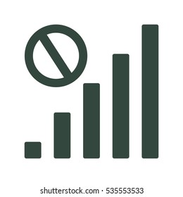 Signal Icon Vector flat design style