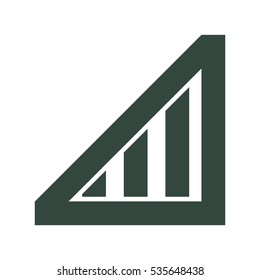 Signal Icon Vector flat design style