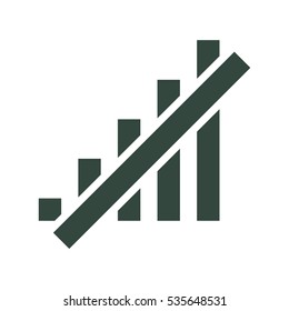 Signal Icon Vector flat design style